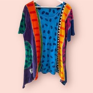 VINTAGE | Colorful Mini T-Shirt M